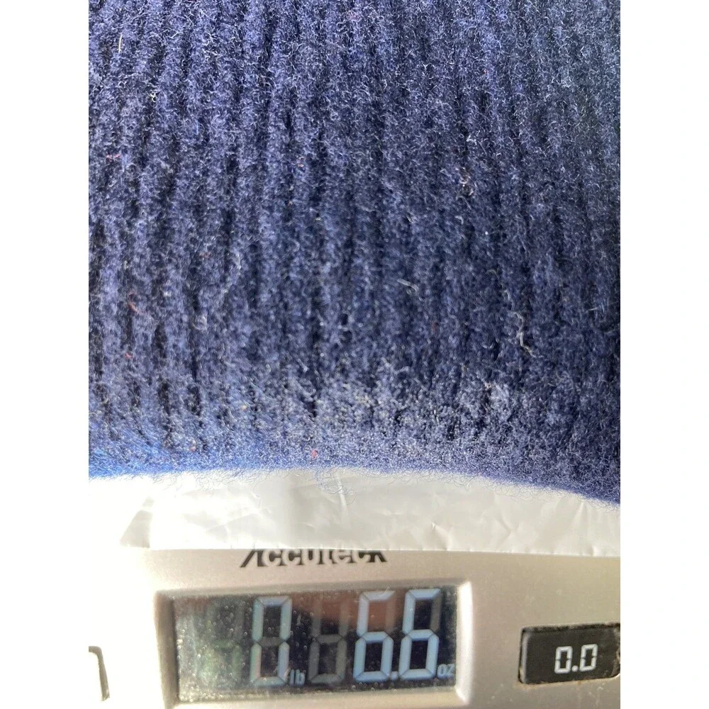 Vintage Donaldson Walt Disney Company‎ Mickey Mouse Lambswool Scarf Navy Blue